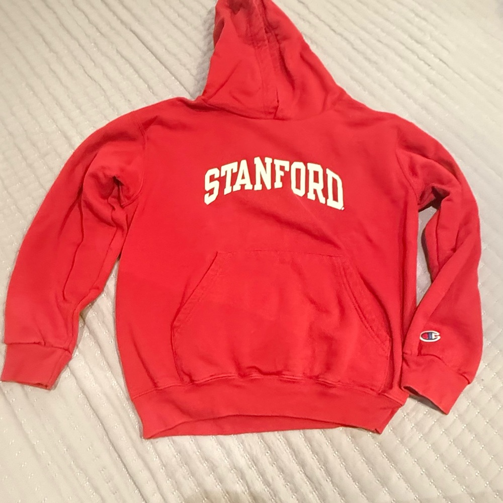 Champion Stanford Red Kids Hoodie